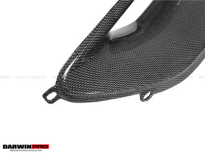 2015-2020 Ferrari 488 GTB/Spyder Dry Carbon Fiber Rear Light Satellite Covers - DarwinPRO Aerodynamics
