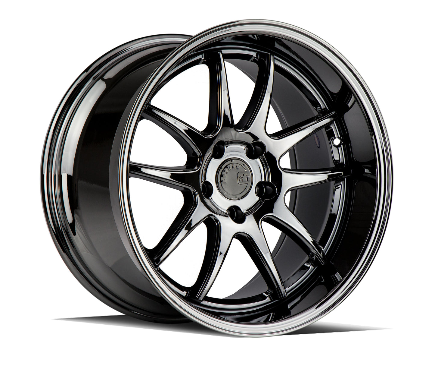 Aodhan DS02 Black Vacuum - 18x9.5 +22 5x114.3 (Square Set of 4)