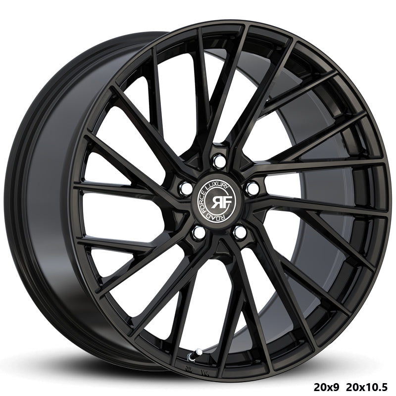 20" Road Force RFF2 Gloss Black 5x112 (Set of 4)