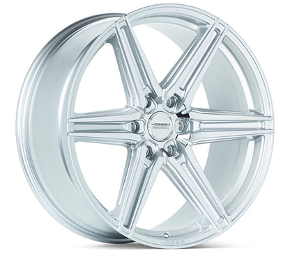 24" Vossen HF6-2 Silver Polished 6x139.7 ( Set of 4 )