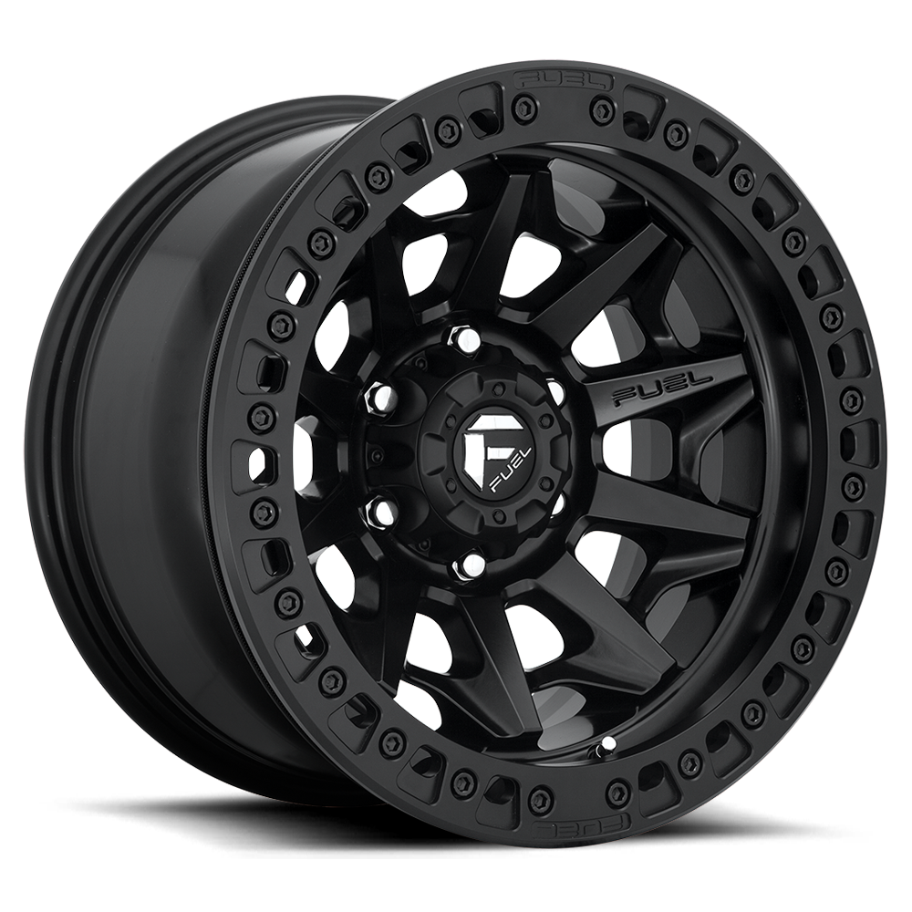 17" Fuel D114 Covert Beadlock Matte Black 6x139.7 ( Set of 4 )