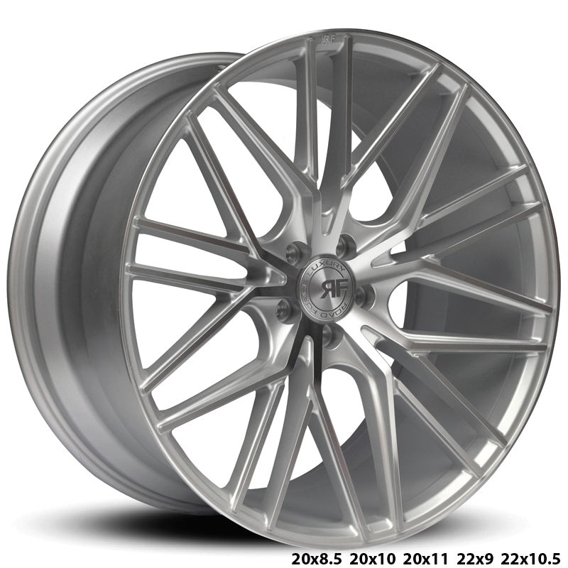 20" Road Force RF13 Silver Machine Face 5x120 (Set of 4)