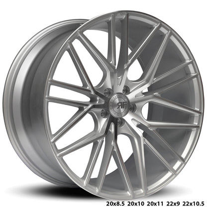 20" Road Force RF13 Silver Machine Face 5x120 (Set of 4)