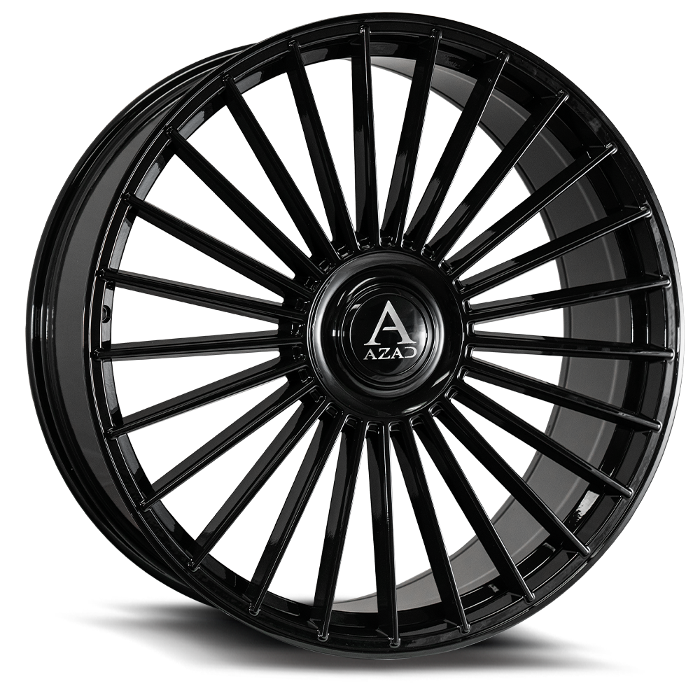 24" Azad AZ25 Gloss Black 6x139.7 ( Square Setup ) ( Set of 4 )