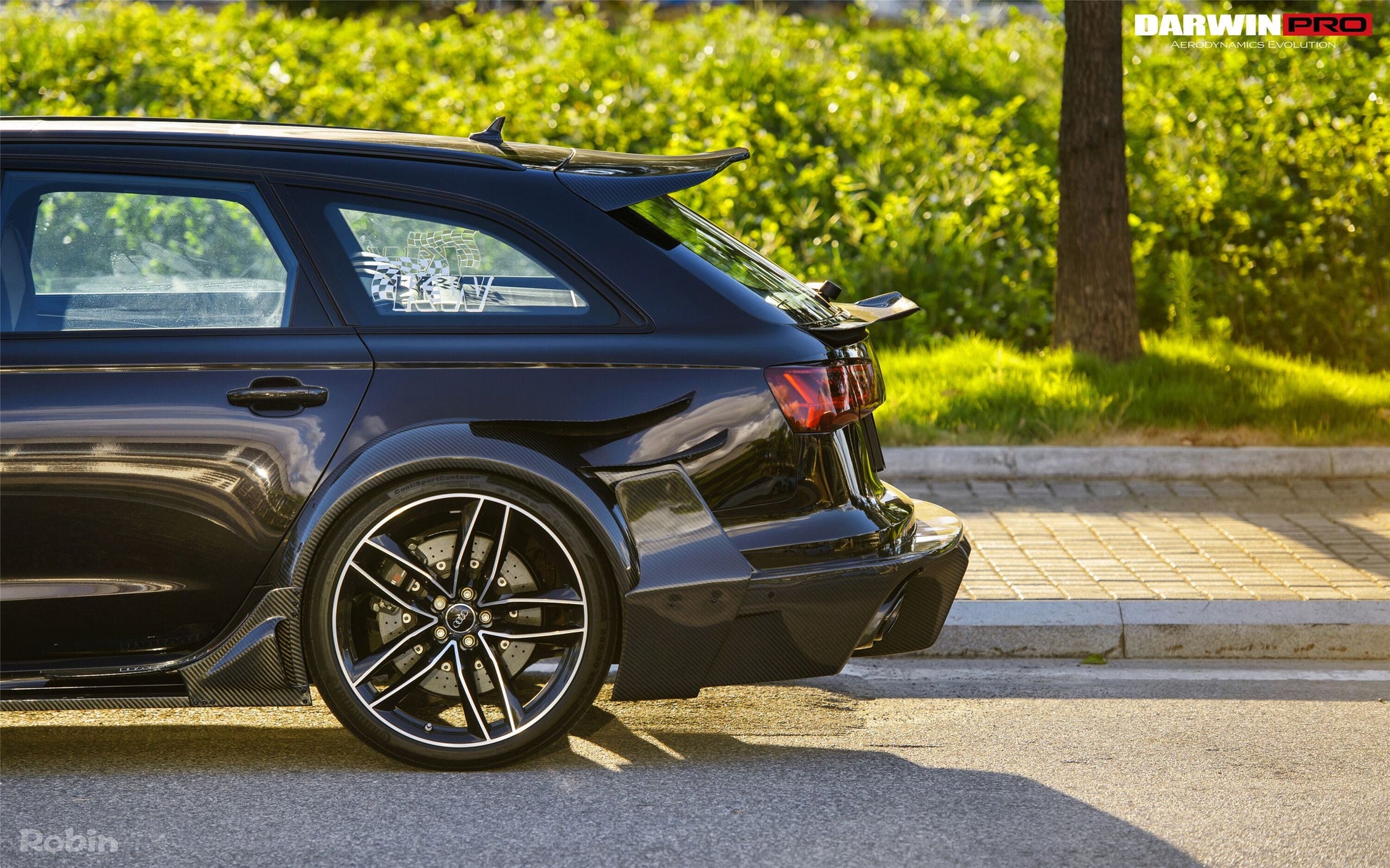 2013-2018 Audi RS6 Avant BKSS Style Trunk Spoiler - DarwinPRO Aerodynamics