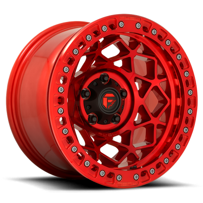 17" Fuel D120 Unit Beadlock Candy Red 5x127 ( Set of 4 )