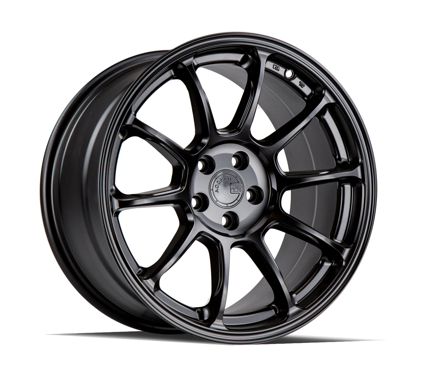 Aodhan AH06 Matte Black - 18x9 +30 5x114.3 (Square Set of 4)