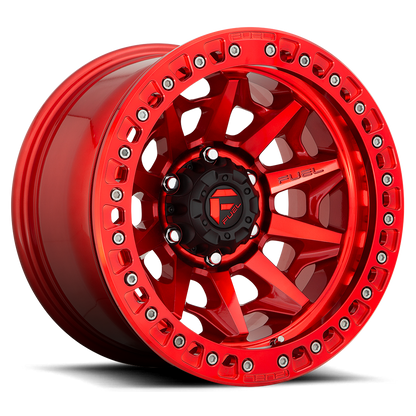 17" Fuel D113 Covert Beadlock Candy Red 6x135 ( Set of 4 )