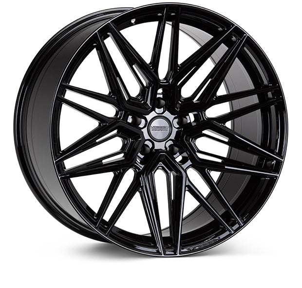 23" Vossen HF7 Gloss Black 5x112 ( Square Setup ) ( Set of 4 )
