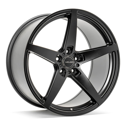 20" Velgen Classic5 V2 Satin Black 5x114.3 ( Staggered Set ) ( Set of 4 )