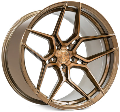 22" Rohana RFX11 Brushed Bronze 5x115 ( Staggered Setup ) ( Set of 4 )