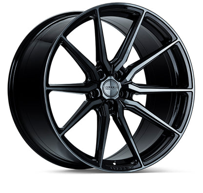 19" Vossen HF3 Tinted Gloss Black 5x112 ( Staggered Setup ) ( Set of 4 )