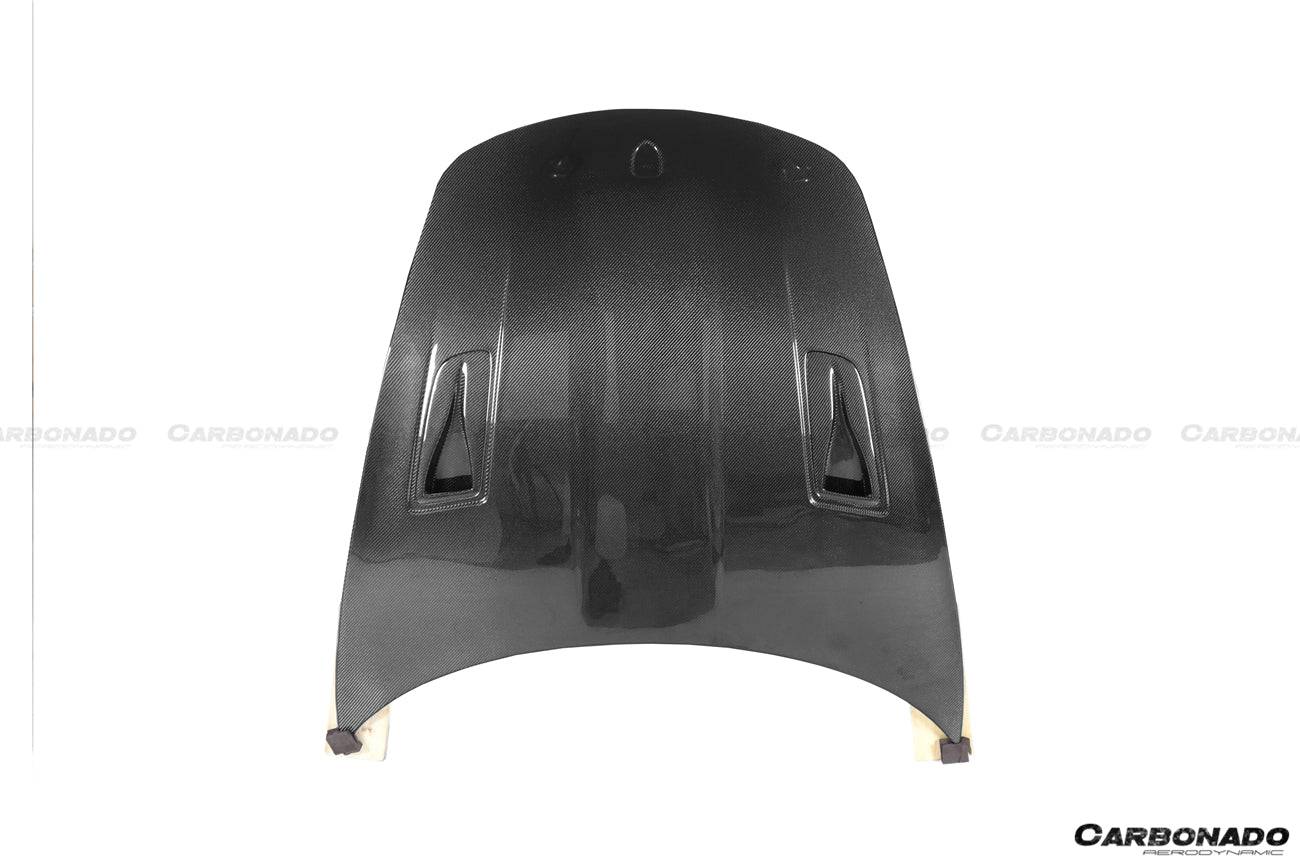 2012-2015 Porsche 991.1 Carrera/Targa S/4/4s GT2RS Style Carbon Fiber Hood - Carbonado Aero