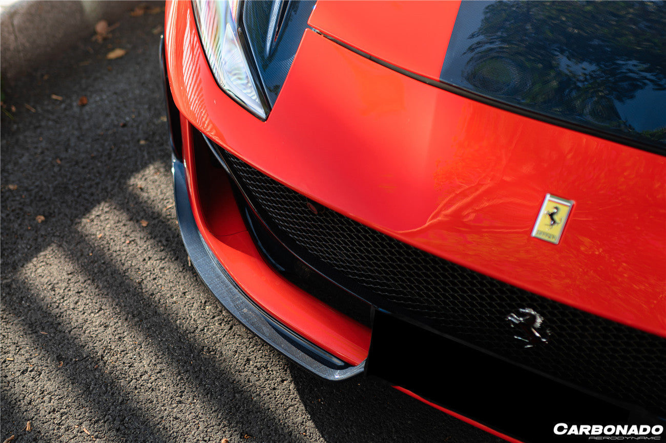 2018-UP Ferrari 812 Superfast /GTS MSY Style Front Bumper Air Vent - Carbonado