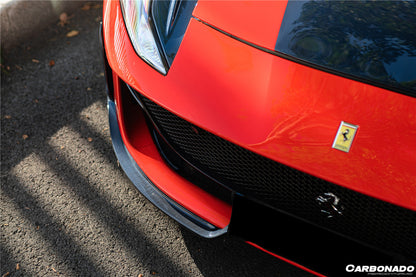 2018-UP Ferrari 812 Superfast /GTS MSY Style Front Bumper Air Vent - Carbonado