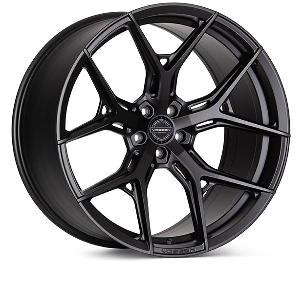 19" Vossen HF5 Matte Gunmetal 5x112 ( Staggered Setup ) ( Set of 4 )