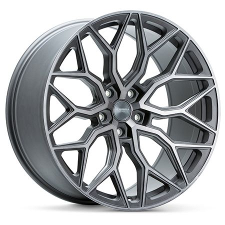 22" Vossen HF2 Tinted Matte Gunmetal 5x120 ( Square Setup ) ( Set of 4 )