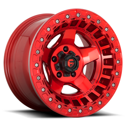 17" Fuel D117 Warp Beadlock Candy Red 5x127 ( Set of 4 )