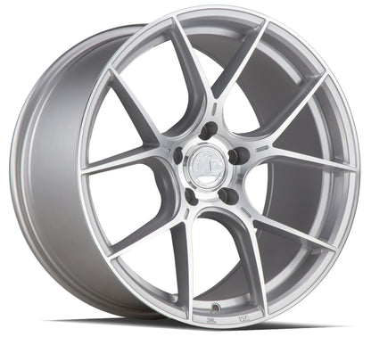 Aodhan AH-11 Gloss Silver Machined Face - 18x8.5 +35 5x114.3 (Square Set of 4)