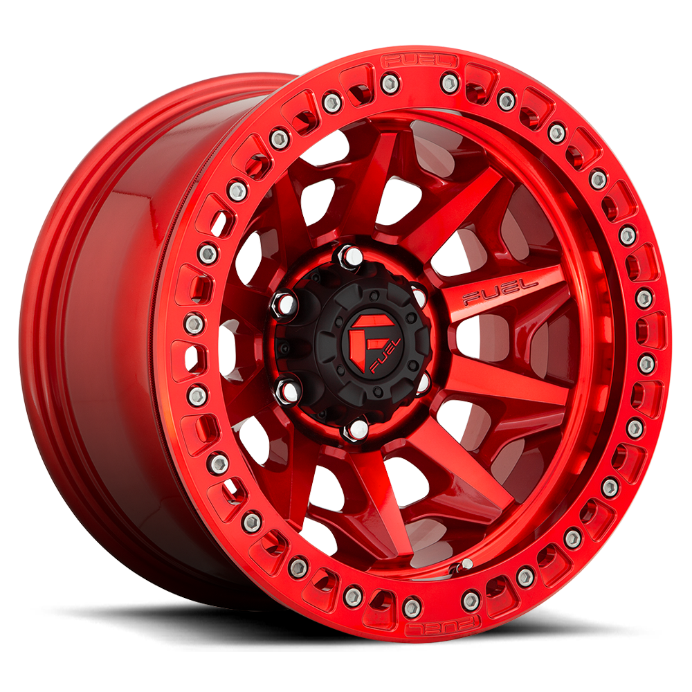 17" Fuel D113 Covert Beadlock Candy Red 5x150 ( Set of 4 )