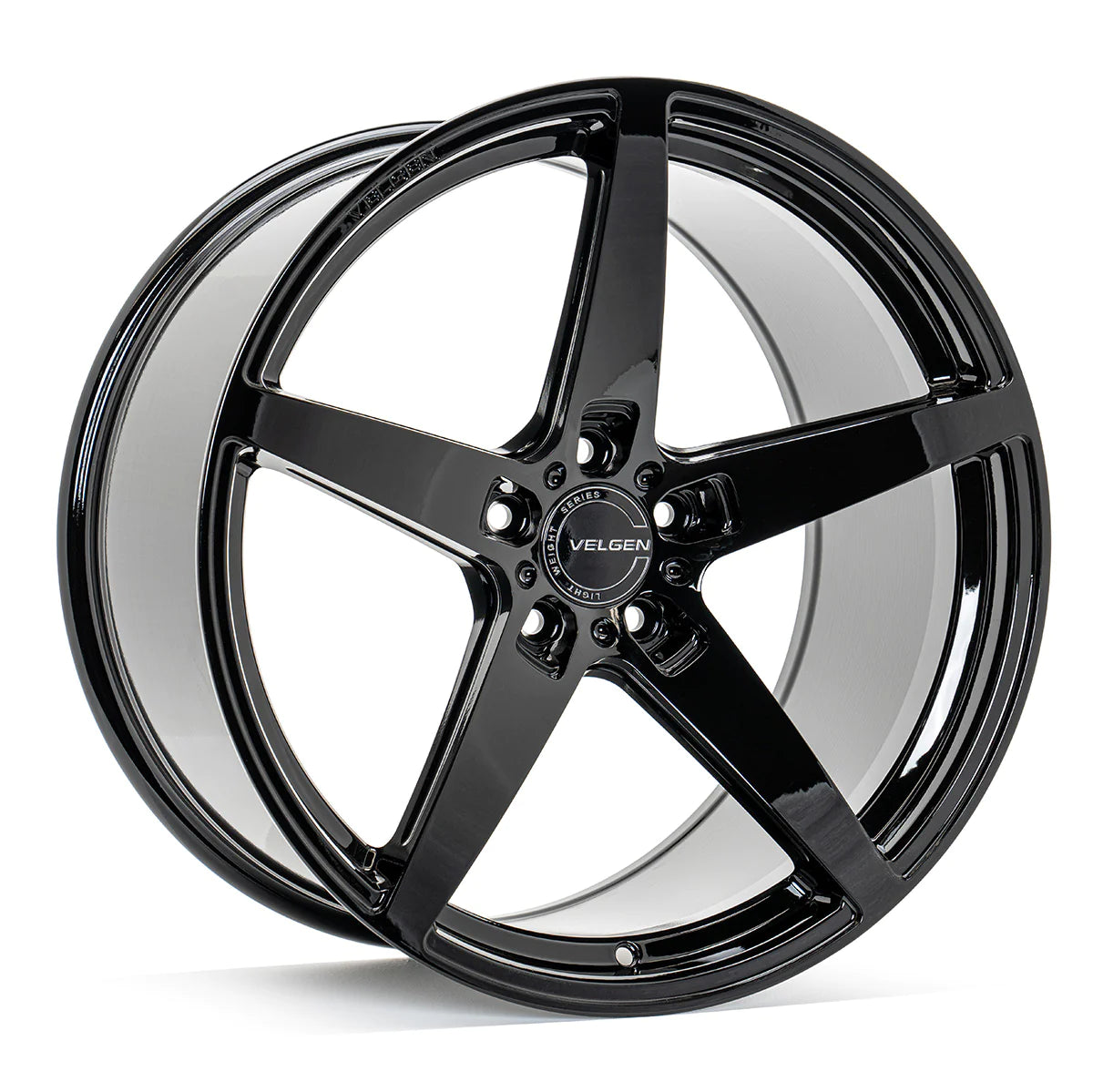 20" Velgen Classic5 V2 Gloss Black 5x114.3 ( Staggered Set ) ( Set of 4 )