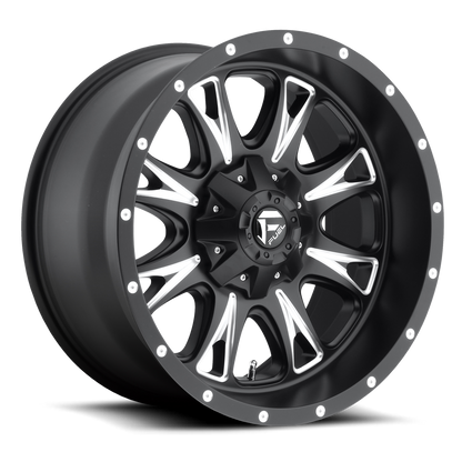 20" Fuel D513 throttle Matte Black Milled 5x150 ( Set of 4 )