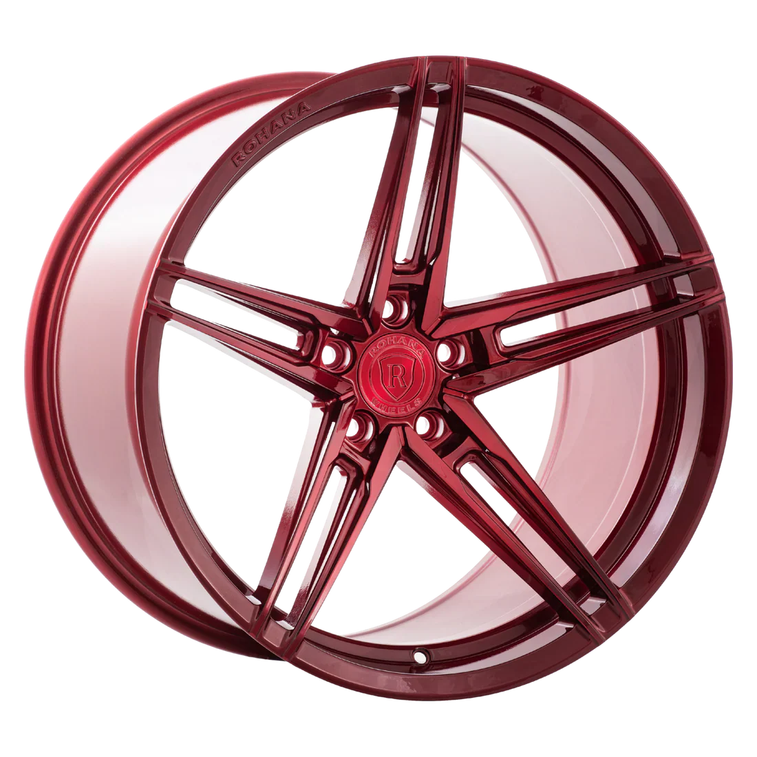 Rohana RFX15 20x9 ET45 / 20x11 ET30 Gloss Red 5x112 – (Staggered Set of 4)