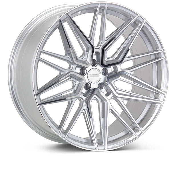 20" Vossen HF7 Silver Polished 5x114.3 ( Square Setup ) ( Set of 4 )
