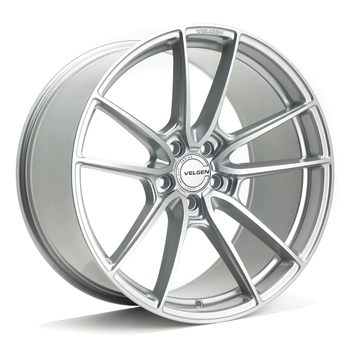 20" Velgen VF5 Gloss Silver 5x114.3 ( Staggered Set ) ( Set of 4 )