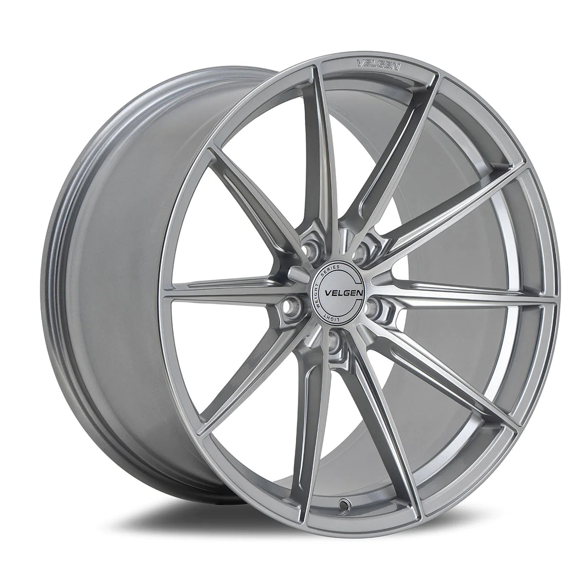 20" Velgen VF10 Gloss Silver 5x112 ( Staggered Set ) ( Set of 4 )