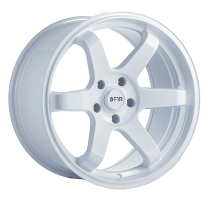 F1R F106 18x9.5 ET38 White 5x114.3 – ( Square Set of 4 )