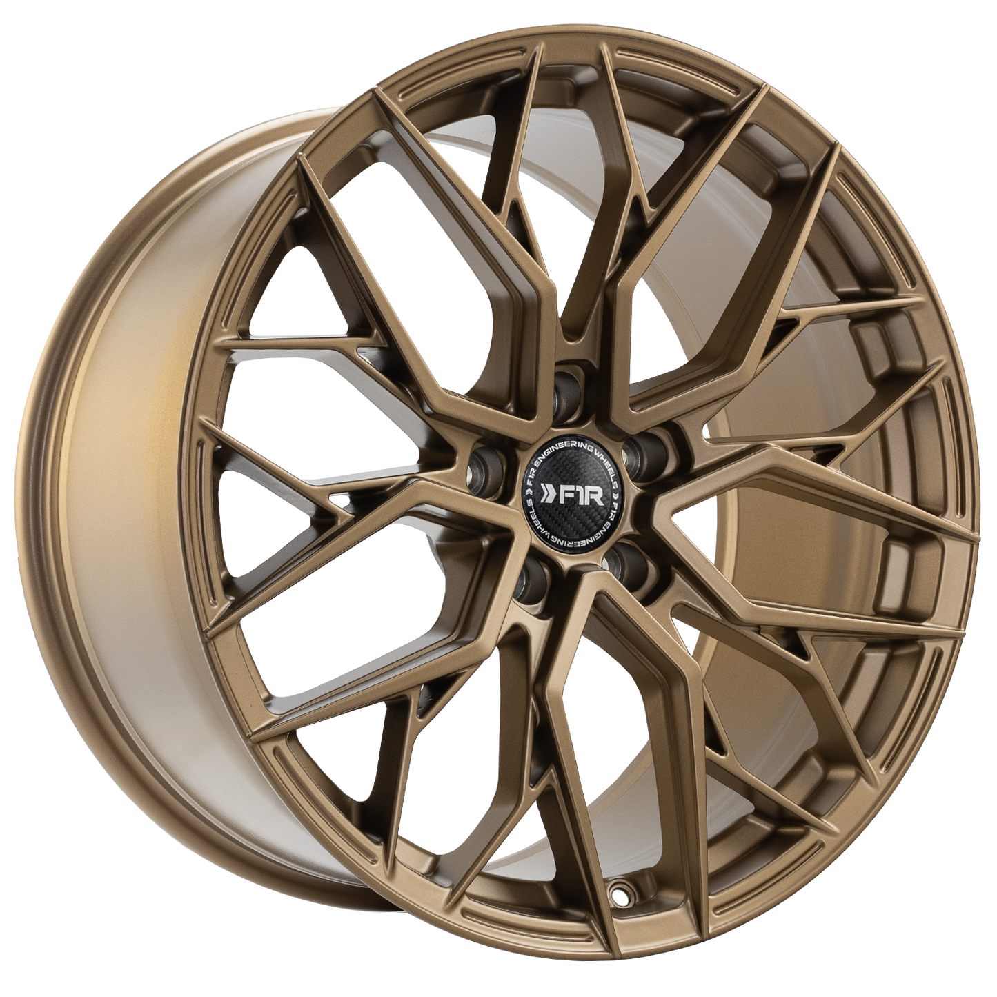 F1R FS3 19" 19x8.5 ET35 / 19x9.5 ET38 Matte Bronze 5x114 – ( Staggered Set of 4 )