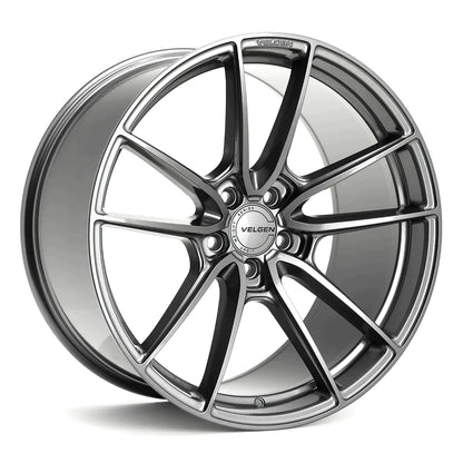 20" Velgen VF5 Gloss Gunmetal 5x112 ( Staggered Set ) ( Set of 4 )