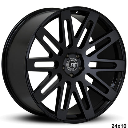 24" Road Force RF24 Gloss Black 5x120 (Set of 4)
