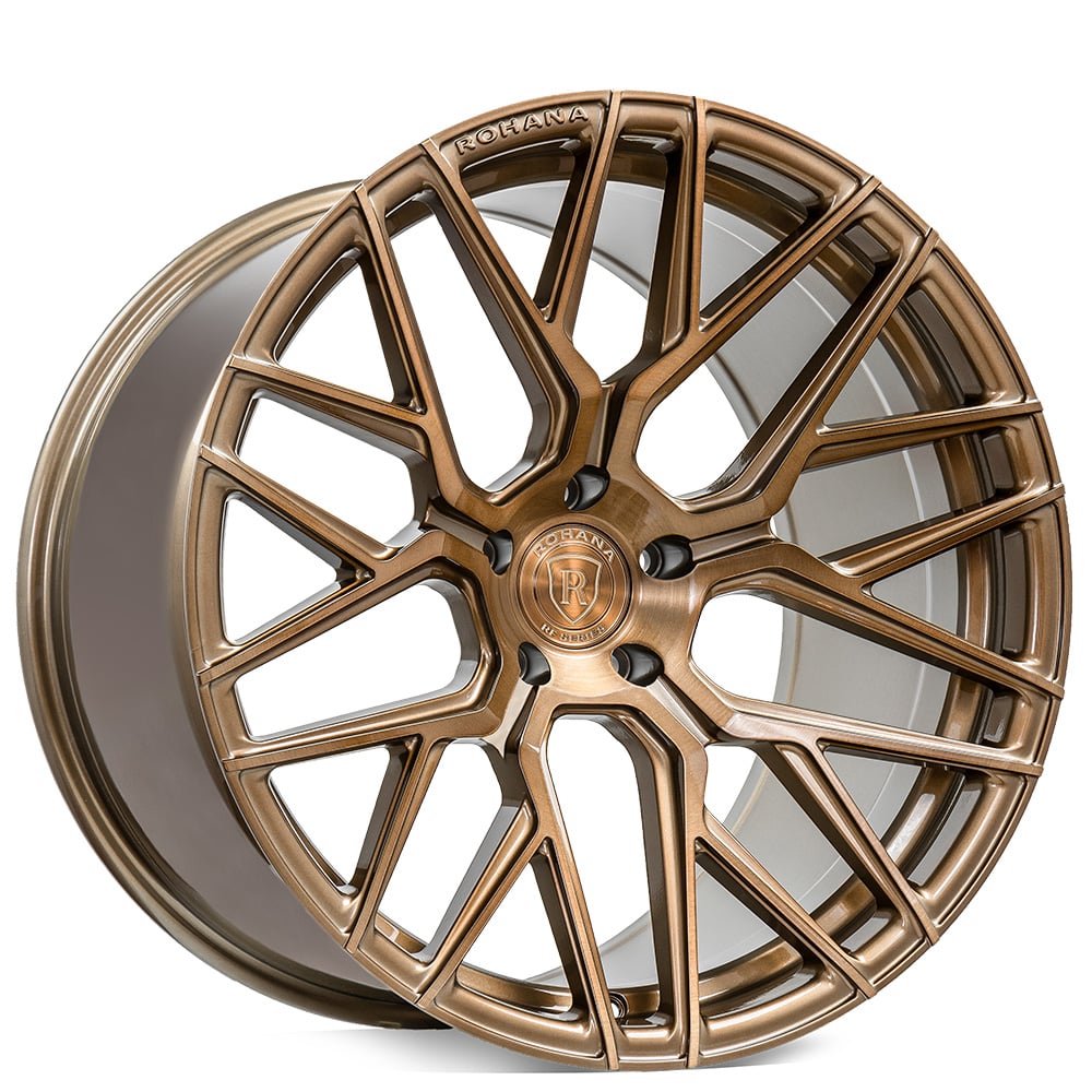 Rohana RFX10 20x10 ET40 Brushed Bronze 5x114 – (Square Set of 4)