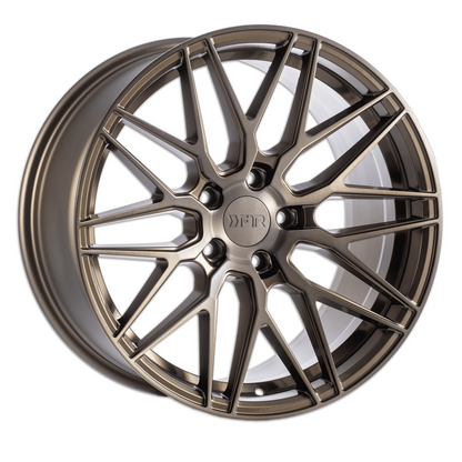 18" F1R F103 Brushed Bronze 5x114.3 ( Square Setup ) ( Set of 4 )