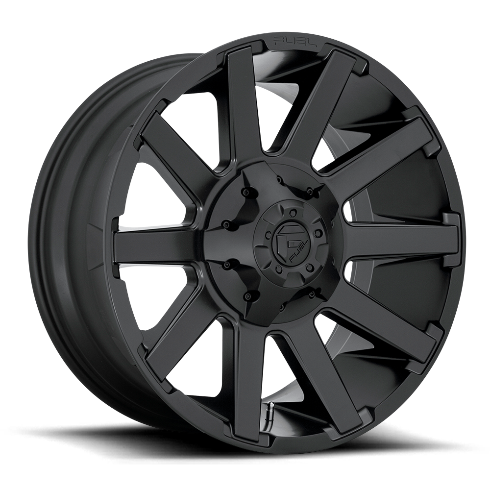 20" Fuel D437 Contra Satin Black 5x150 ( Set of 4 )