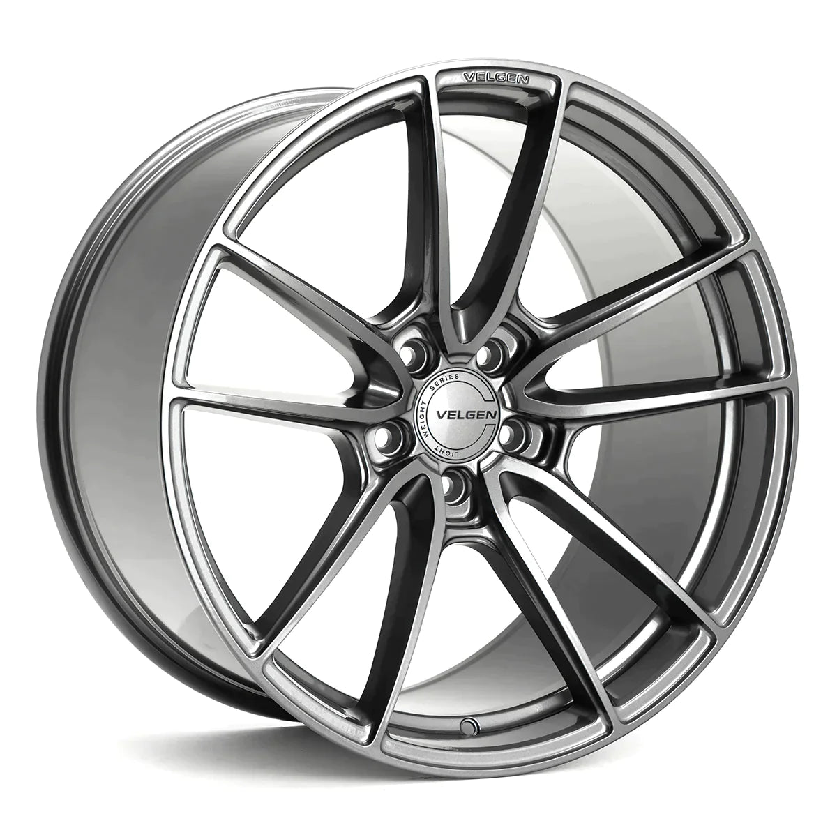 20" Velgen VF5 Gloss Gunmetal 5x120 ( Staggered Set ) ( Set of 4 )