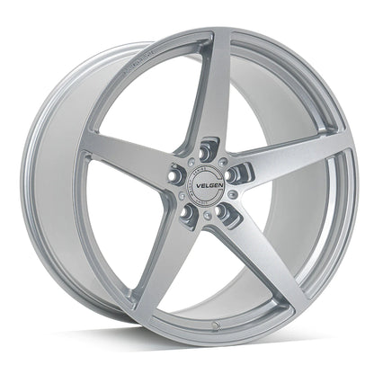 20" Velgen Classic5 V2 Gloss Silver 5x114.3 ( Staggered Set ) ( Set of 4 )