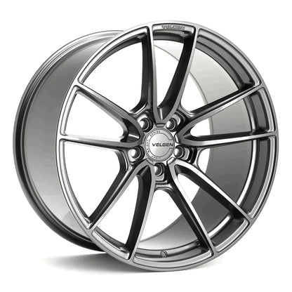 20" Velgen VF5 Gloss Gunmetal 5x114.3 ( Staggered Set ) ( Set of 4 )