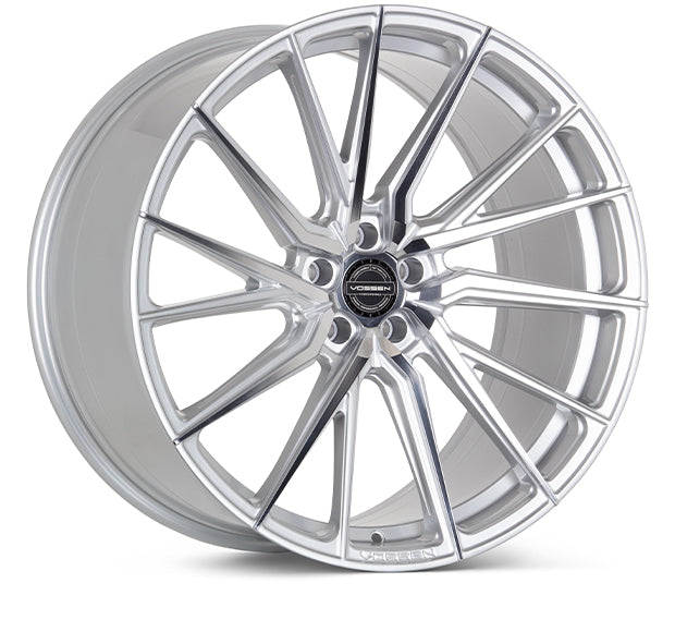 22" Vossen HF-4T Silver Polished 5x112 ( Staggered Setup ) ( Set of 4 )