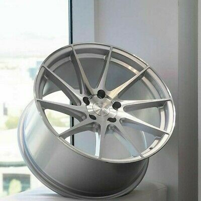 18" Aodhan AH9 Gloss Silver Machined Face 5x114.3 ( Square Setup ) ( Set of 4 )