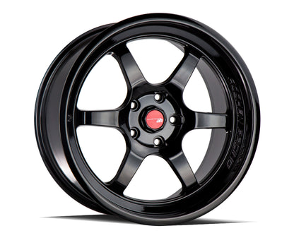 Aodhan AH08 Gloss Black - 18x8.5 +35 / 18x9.5 +30 5x114.3 (Staggered Set of 4)