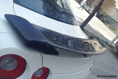 2008-2020 Nissan GTR R35 CBA & DBA & EBA OEM Style Carbon Fiber Trunk Spoiler - Carbonado