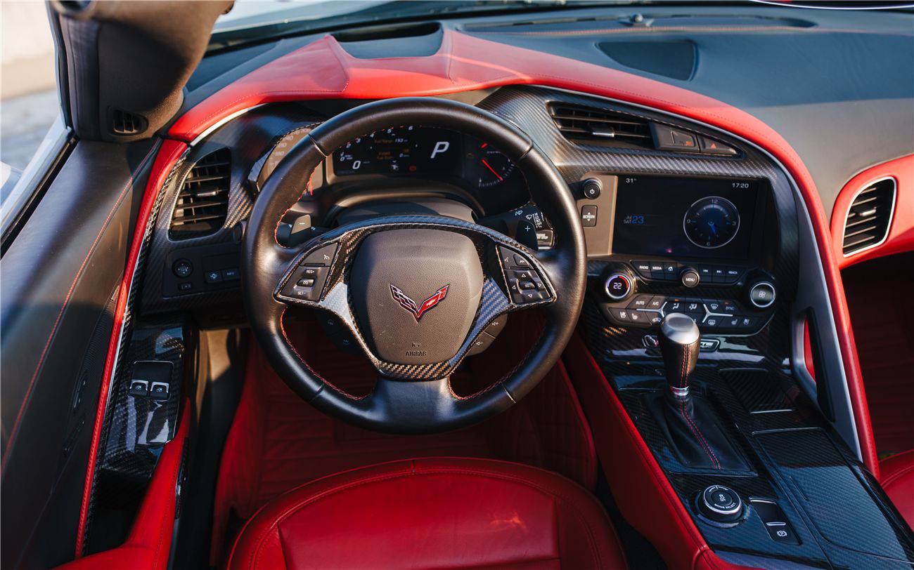 2013-2019 Corvette C7 Z06 Grandsport Dry Carbon Fiber Dash Board(Left And Right) - Carbonado