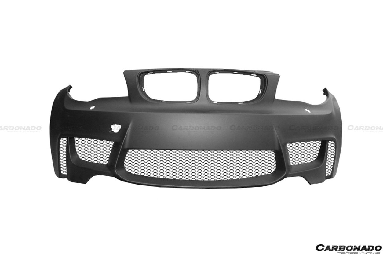 2008-2013 BMW E82 E88 1Series 1M Style Front Bumper - Carbonado Aero