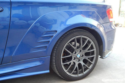 2008-2013 BMW 1 Series E82 E88 1M Style Side Skirts &amp; Wide Rear Fender Flare body kit - Carbonado Aero