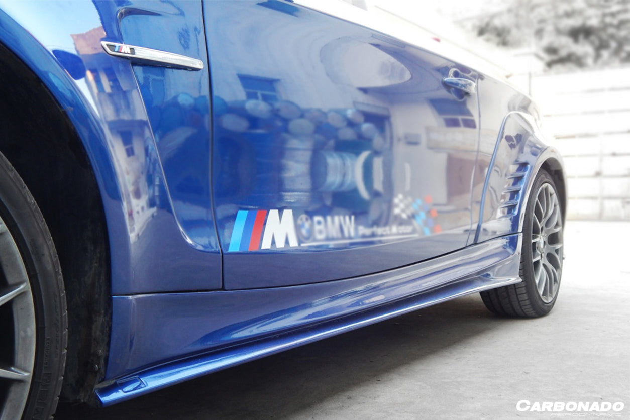 2008-2013 BMW 1 Series E82 E88 1M Style Side Skirts &amp; Wide Rear Fender Flare body kit - Carbonado Aero