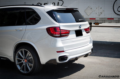2014-2018 BMW X5 F15 MP Style Carbon Fiber Rear Lip (MT ONLY) - Carbonado