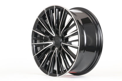 E102 Black Machined Face 17x7.5 ET35 5x114.3 – (Square Set of 4)